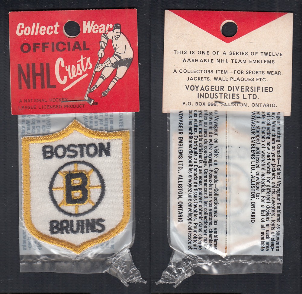 1960'S VOYAGEUR OFFICIAL NHL CREST BOSTON BRUINS photo 1960'S VOYAGEUR OFFICIAL NHL CREST BOSTON BRUINS photo