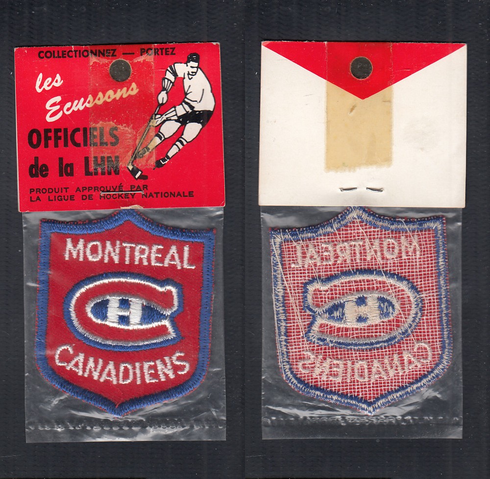 1960'S VOYAGEUR ECUSSONS OFFICIELS DE LA LNH MONTREAL CANADIENS photo