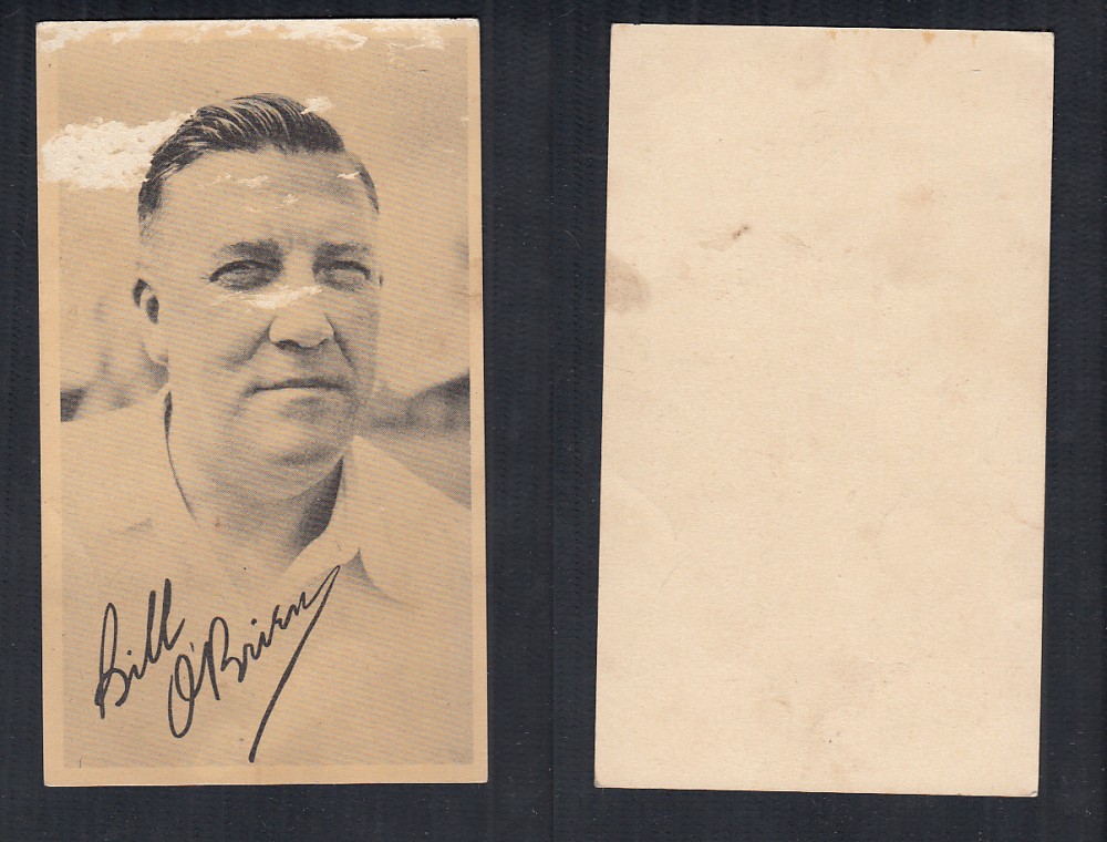 1936 GOUDEY WIDE PEN PREMIUMS BASEBALL CARD B. O'BRIEN photo