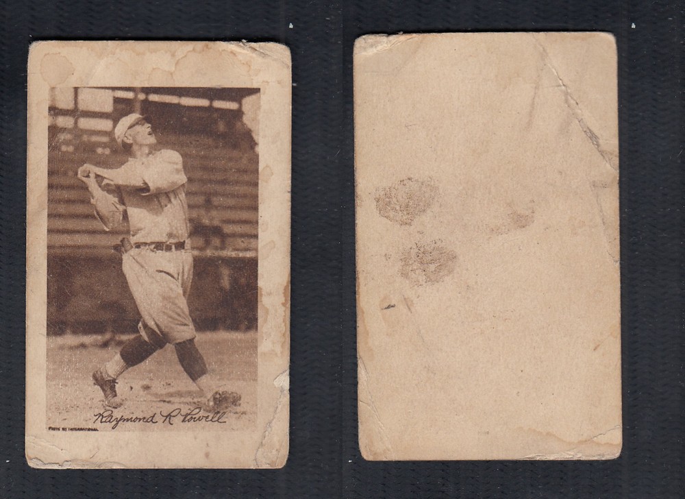 1923 V100 WILLARD'S CHOCOLATE BASEBALL CARD R.R. POWELL photo