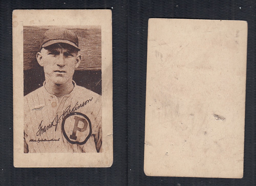 1923 V100 WILLARD'S CHOCOLATE BASEBALL CARD F.J. PARKINSON photo