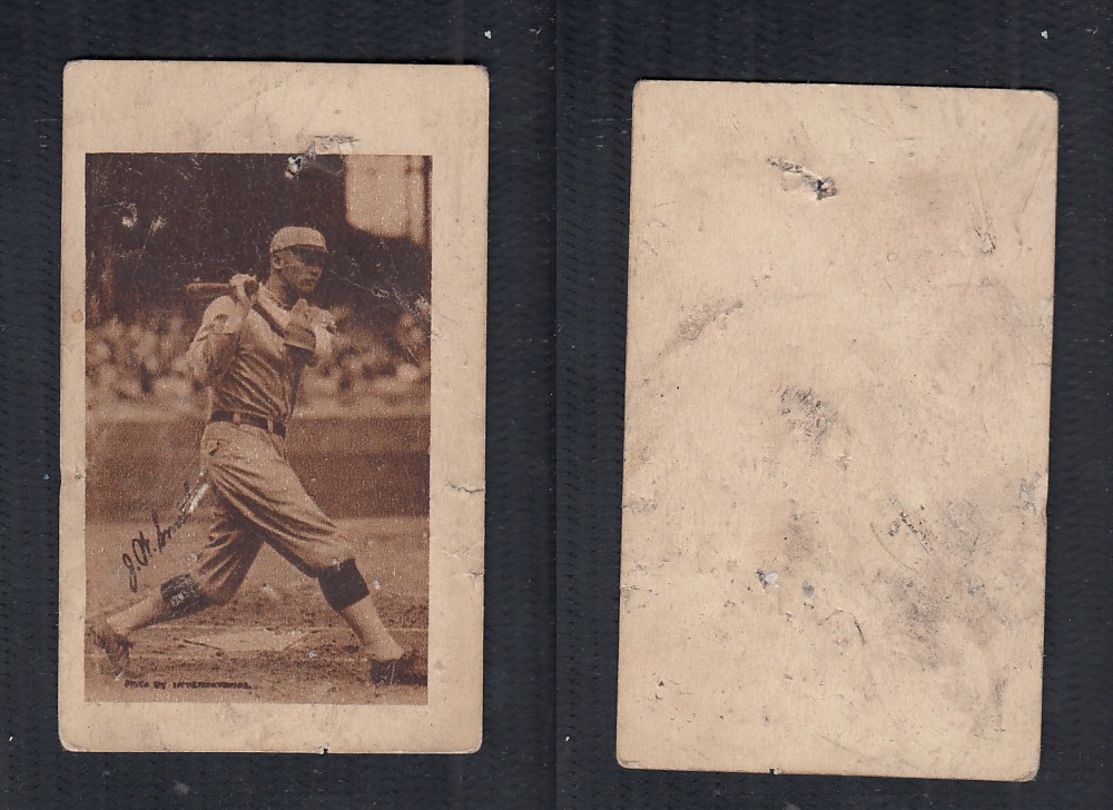 1923 V100 WILLARD'S CHOCOLATE BASEBALL CARD J.W SMITH photo