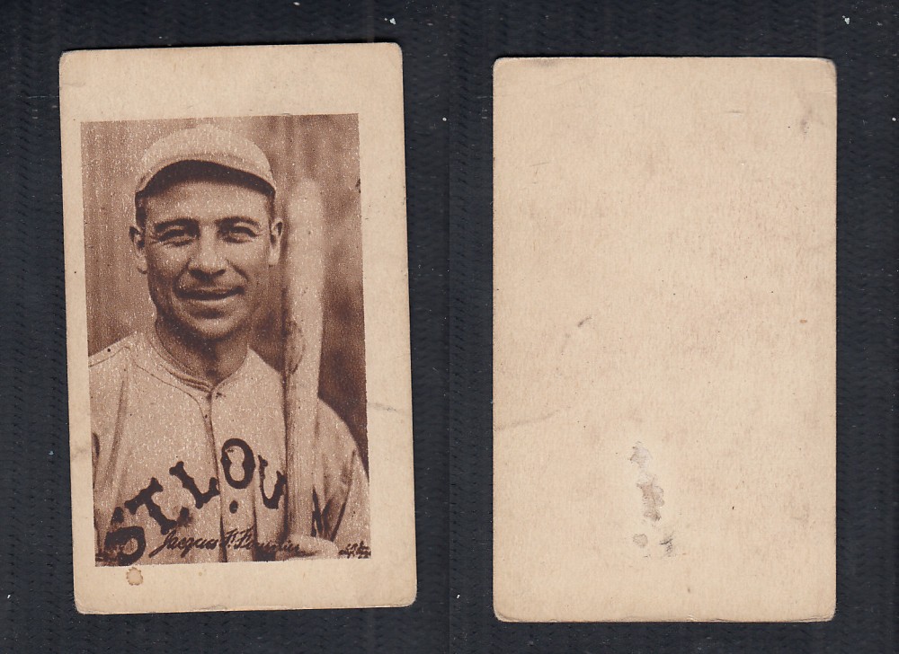 1923 V100 WILLARD'S CHOCOLATE BASEBALL CARD J.F. FOURNIER photo