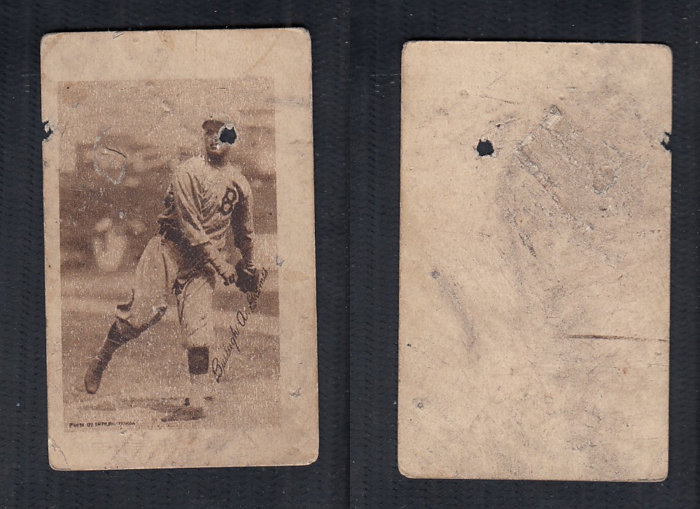 1923 V100 WILLARD'S CHOCOLATE BASEBALL CARD B.A. GRIMES photo