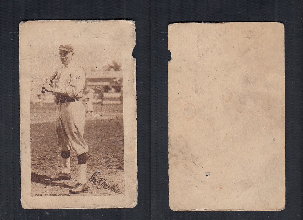 1923 V100 WILLARD'S CHOCOLATE BASEBALL CARD G.F. MCBRIDE photo