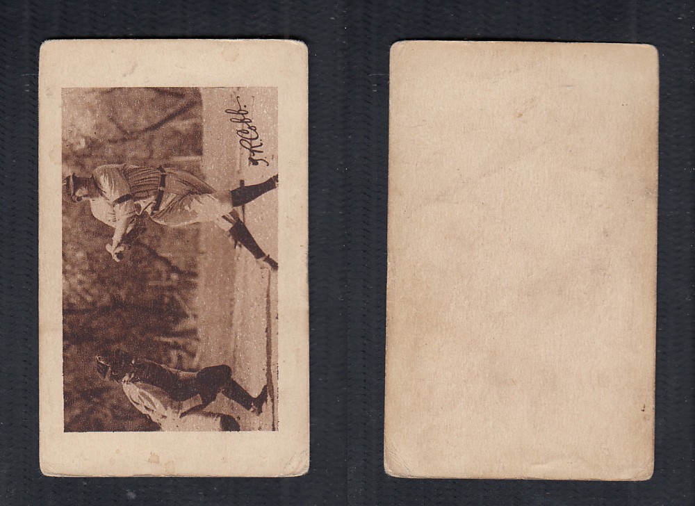 1923 V100 WILLARD'S CHOCOLATE BASEBALL CARD T.R. COBB photo