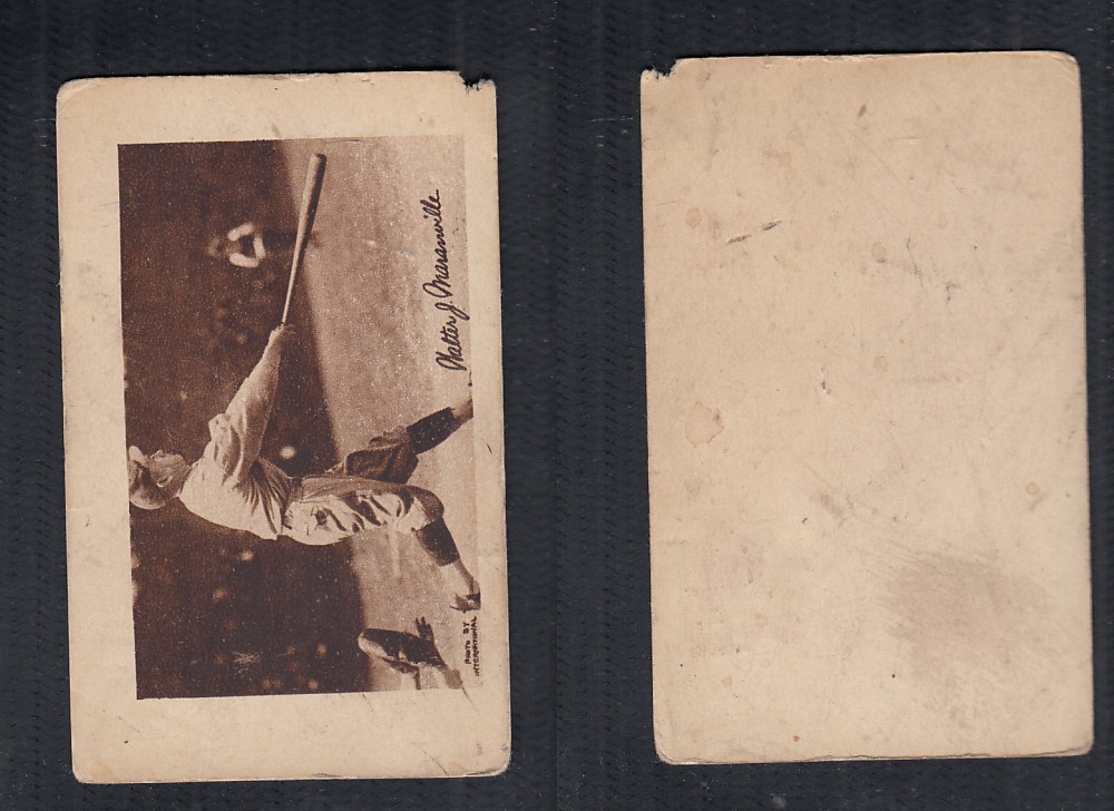 1923 V100 WILLARD'S CHOCOLATE BASEBALL CARD W.J. MARANVILLE photo