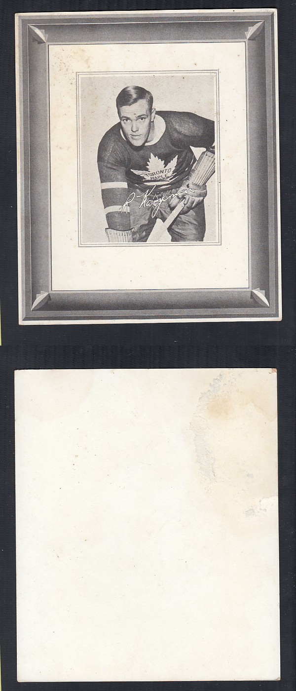1938-39 QUAKER OATS HOCKEY CARD R. KAMPMAN photo 1938-39 QUAKER OATS HOCKEY CARD R. KAMPMAN photo