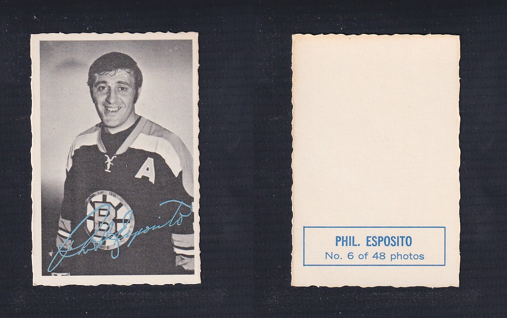 1970-71 O-PEE-CHEE DECKLE EDGE #6 P. ESPOSITO photo 1970-71 O-PEE-CHEE DECKLE EDGE #6 P. ESPOSITO photo