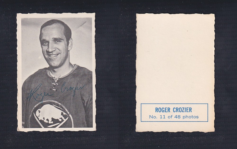 1970-71 O-PEE-CHEE DECKLE EDGE #11 R. CROZIER photo