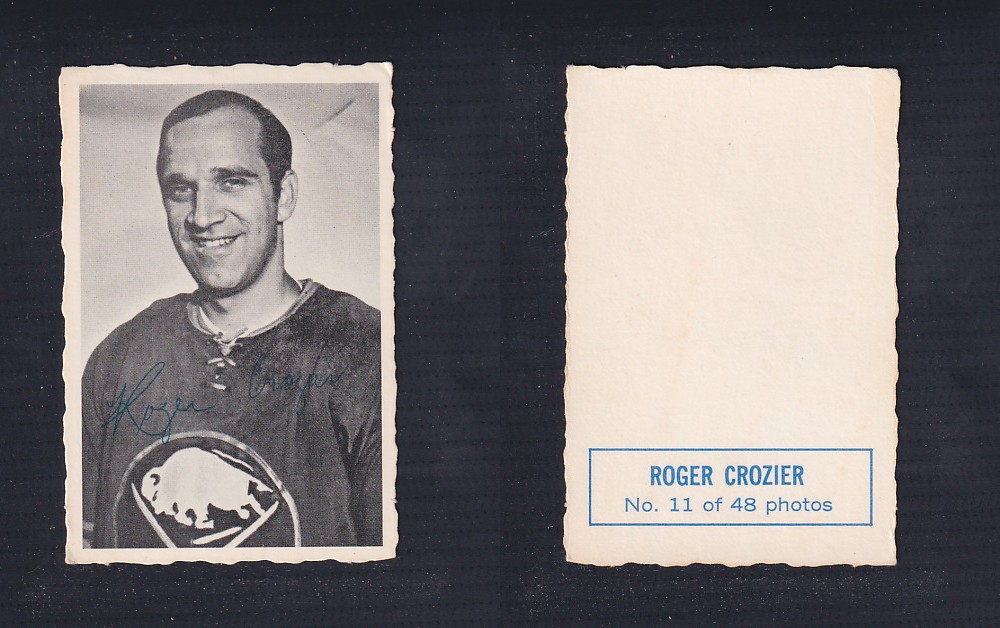 1970-71 O-PEE-CHEE DECKLE EDGE #11 R. CROZIER photo