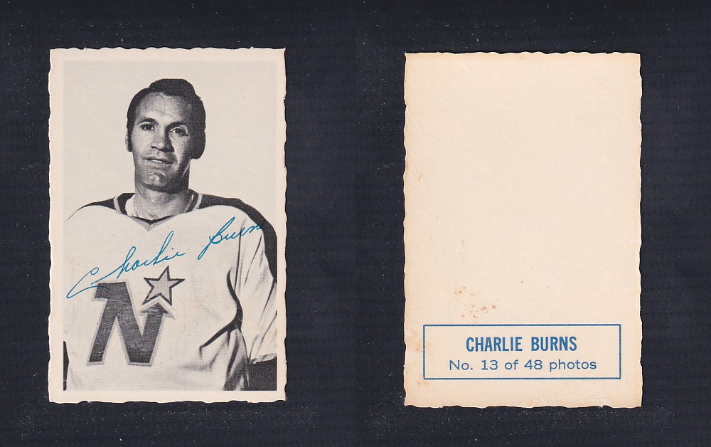 1970-71 O-PEE-CHEE DECKLE EDGE #13 C. BURNS photo