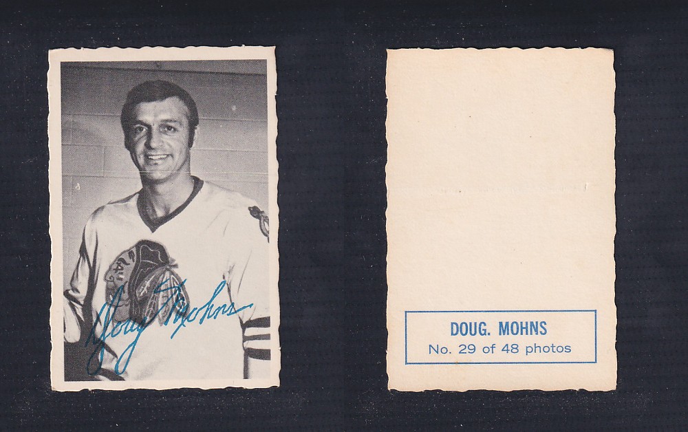 1970-71 O-PEE-CHEE DECKLE EDGE #29 D. MOHNS photo 1970-71 O-PEE-CHEE DECKLE EDGE #29 D. MOHNS photo