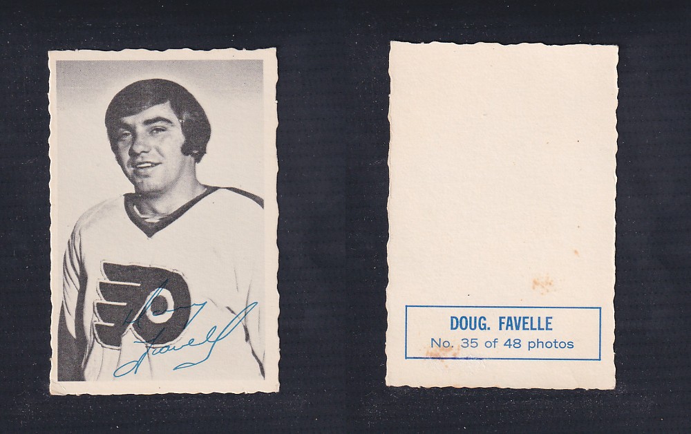 1970-71 O-PEE-CHEE DECKLE EDGE #35 D. FAVELLE photo 1970-71 O-PEE-CHEE DECKLE EDGE #35 D. FAVELLE photo