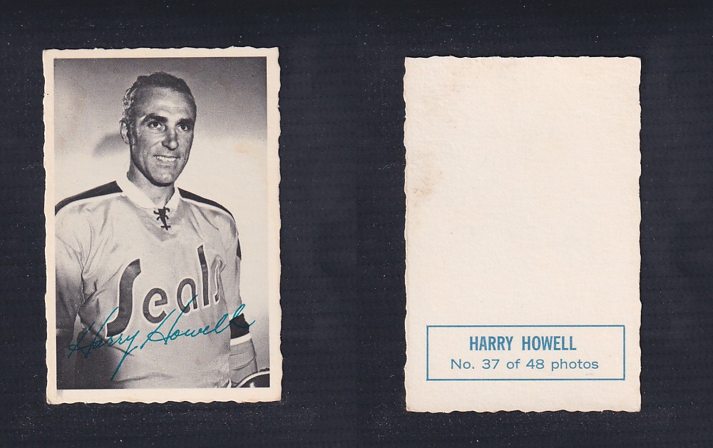 1970-71 O-PEE-CHEE DECKLE EDGE #37 H. HOWELL photo 1970-71 O-PEE-CHEE DECKLE EDGE #37 H. HOWELL photo