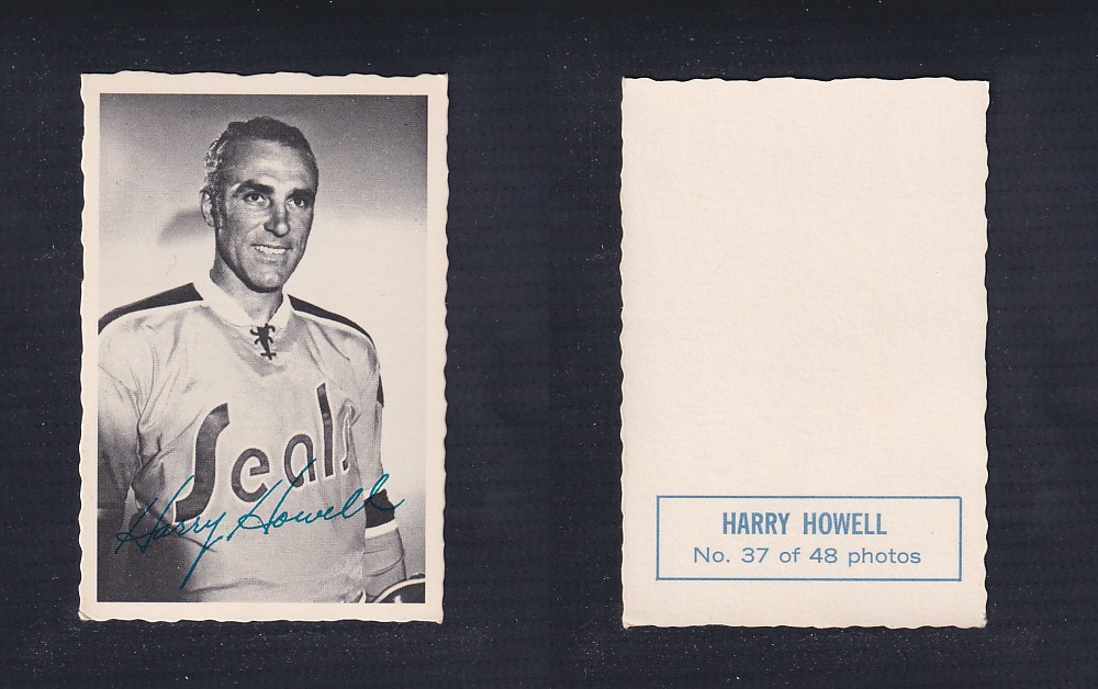 1970-71 O-PEE-CHEE DECKLE EDGE #37 H. HOWELL photo 1970-71 O-PEE-CHEE DECKLE EDGE #37 H. HOWELL photo