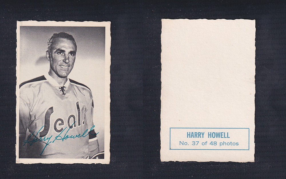 1970-71 O-PEE-CHEE DECKLE EDGE #37 H. HOWELL photo 1970-71 O-PEE-CHEE DECKLE EDGE #37 H. HOWELL photo