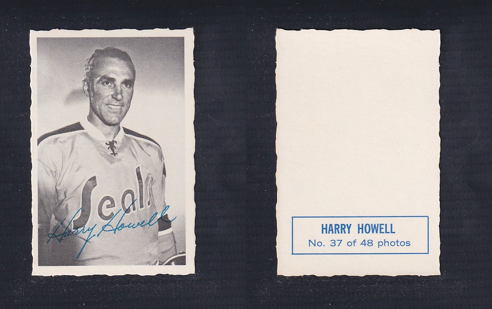 1970-71 O-PEE-CHEE DECKLE EDGE #37 H. HOWELL photo 1970-71 O-PEE-CHEE DECKLE EDGE #37 H. HOWELL photo