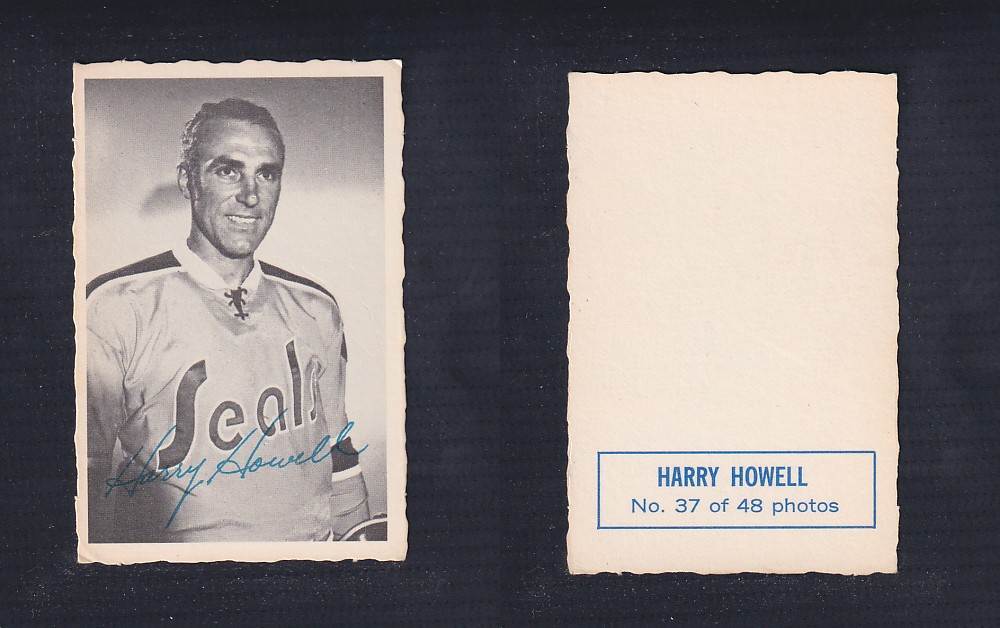 1970-71 O-PEE-CHEE DECKLE EDGE #37 H. HOWELL photo 1970-71 O-PEE-CHEE DECKLE EDGE #37 H. HOWELL photo