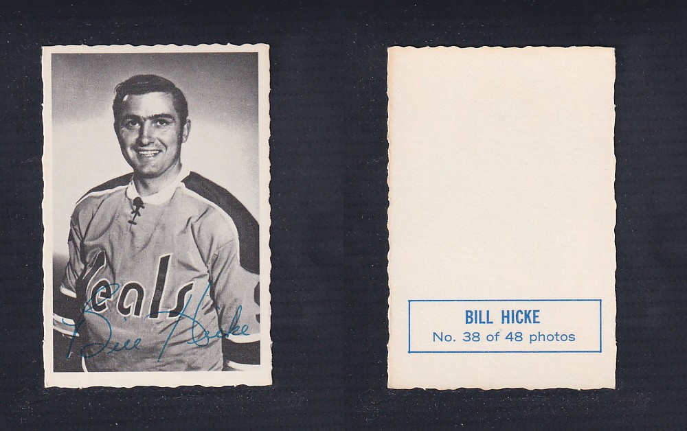 1970-71 O-PEE-CHEE DECKLE EDGE #38 B. HICKE photo