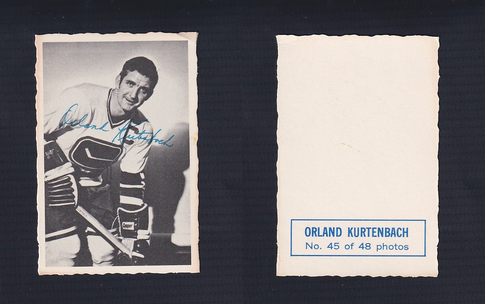1970-71 O-PEE-CHEE DECKLE EDGE #45 O. KURTENBACH photo 1970-71 O-PEE-CHEE DECKLE EDGE #45 O. KURTENBACH photo