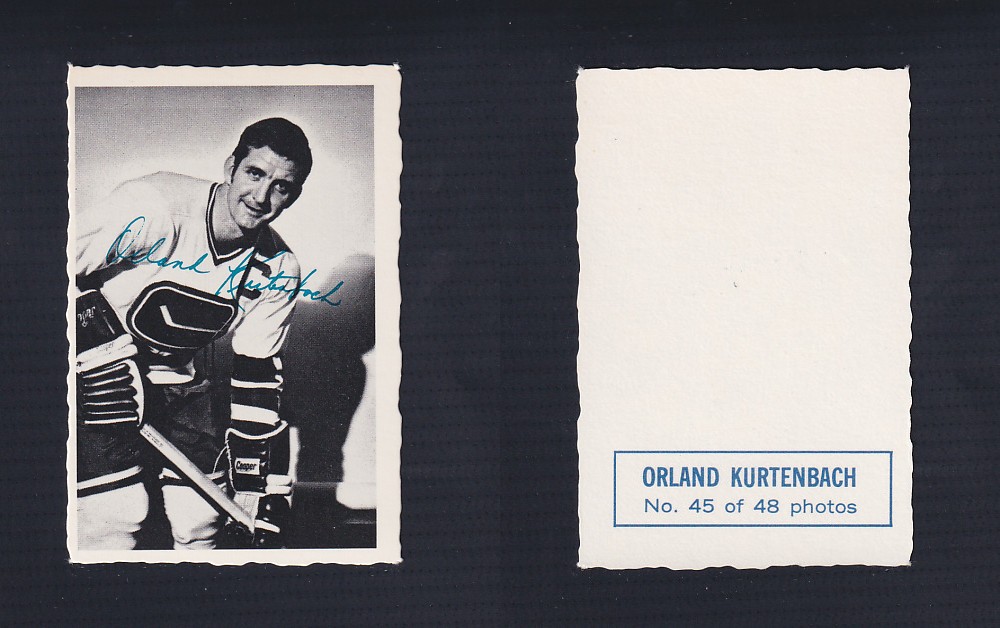 1970-71 O-PEE-CHEE DECKLE EDGE #45 O. KURTENBACH photo 1970-71 O-PEE-CHEE DECKLE EDGE #45 O. KURTENBACH photo