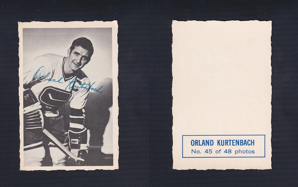 1970-71 O-PEE-CHEE DECKLE EDGE #45 O. KURTENBACH photo 1970-71 O-PEE-CHEE DECKLE EDGE #45 O. KURTENBACH photo