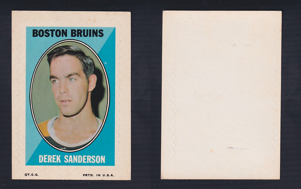 1970-71 O-PEE-CHEE STICKER STAMP D. SANDERSON photo 1970-71 O-PEE-CHEE STICKER STAMP D. SANDERSON photo