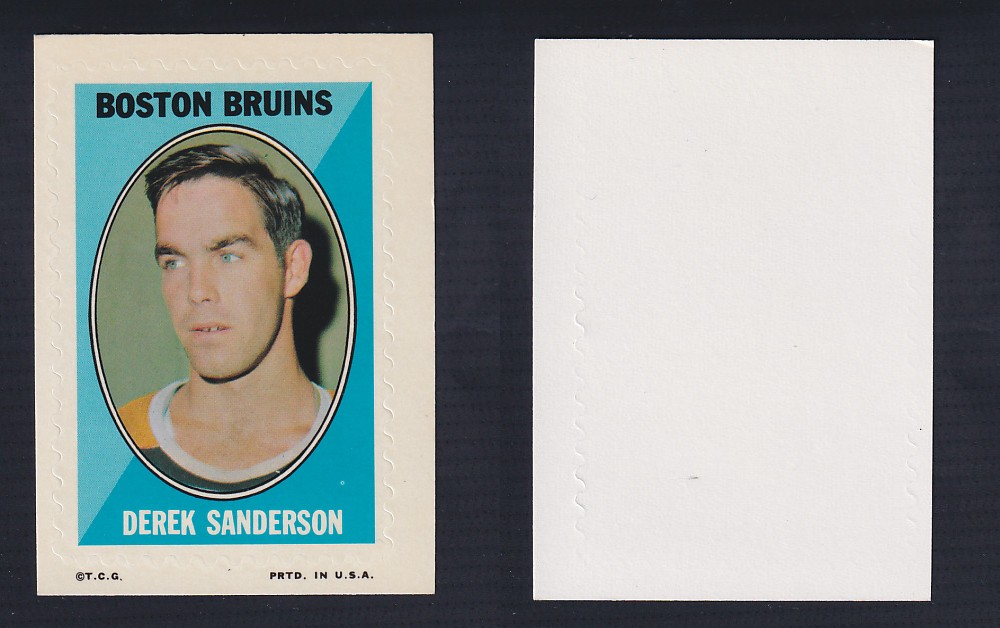 1970-71 O-PEE-CHEE STICKER STAMP D. SANDERSON photo 1970-71 O-PEE-CHEE STICKER STAMP D. SANDERSON photo