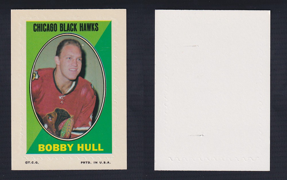 1970-71 O-PEE-CHEE STICKER STAMP B. HULL photo 1970-71 O-PEE-CHEE STICKER STAMP B. HULL photo