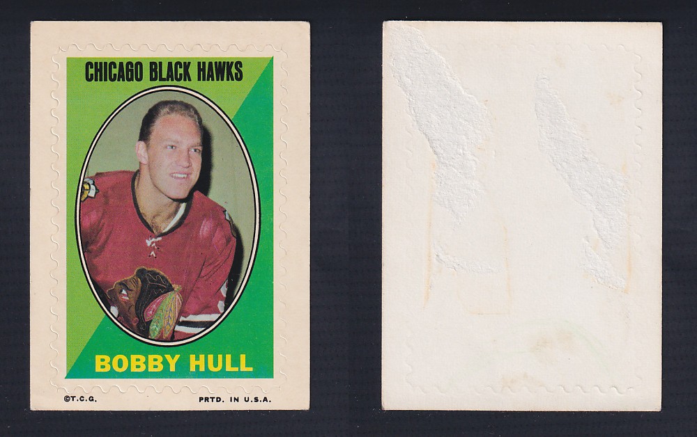 1970-71 O-PEE-CHEE STICKER STAMP B. HULL photo 1970-71 O-PEE-CHEE STICKER STAMP B. HULL photo