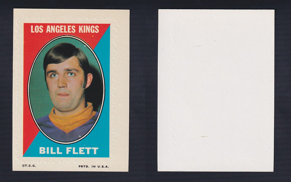 1970-71 O-PEE-CHEE STICKER STAMP B. FLETT photo 1970-71 O-PEE-CHEE STICKER STAMP B. FLETT photo