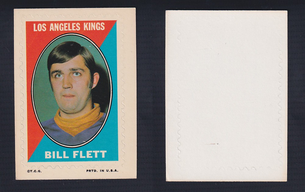 1970-71 O-PEE-CHEE STICKER STAMP B. FLETT photo 1970-71 O-PEE-CHEE STICKER STAMP B. FLETT photo