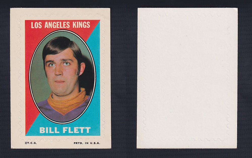 1970-71 O-PEE-CHEE STICKER STAMP B. FLETT photo 1970-71 O-PEE-CHEE STICKER STAMP B. FLETT photo