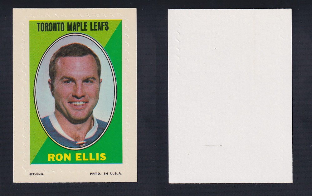 1970-71 O-PEE-CHEE STICKER STAMP R. ELLIS photo 1970-71 O-PEE-CHEE STICKER STAMP R. ELLIS photo