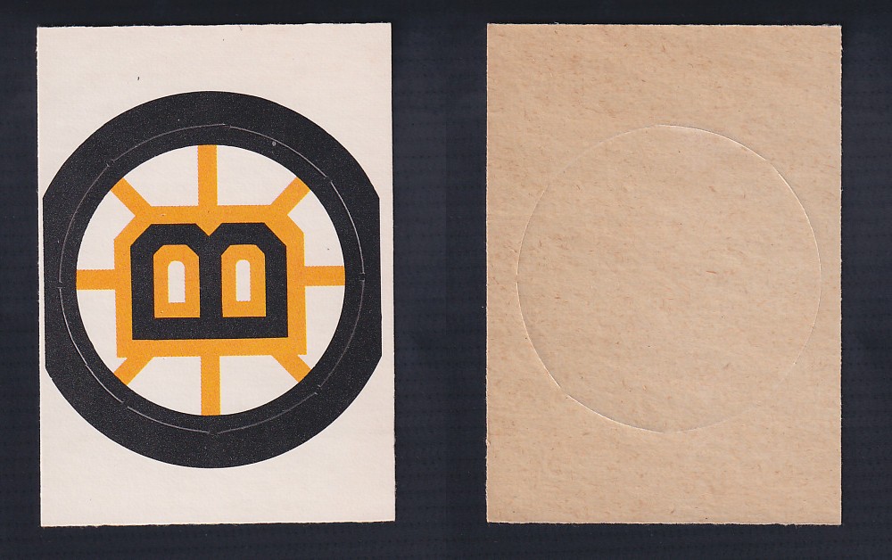 1972-73 O-PEE-CHEE TEAM EMBLEM BOSTON BRUINS photo 1972-73 O-PEE-CHEE TEAM EMBLEM BOSTON BRUINS photo