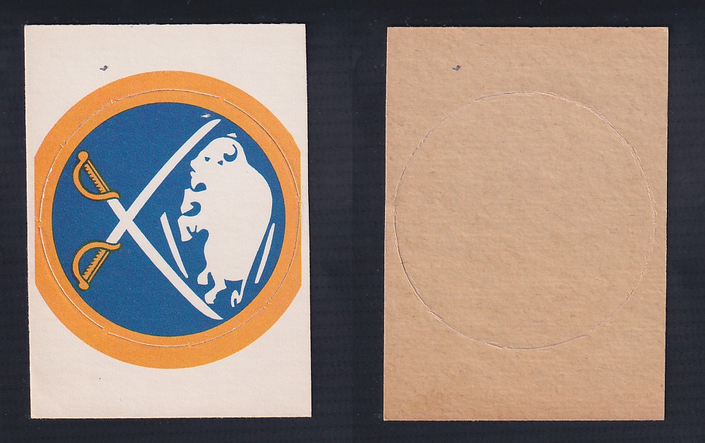 1972-73 O-PEE-CHEE TEAM EMBLEM BUFFALO SABRES photo 1972-73 O-PEE-CHEE TEAM EMBLEM BUFFALO SABRES photo