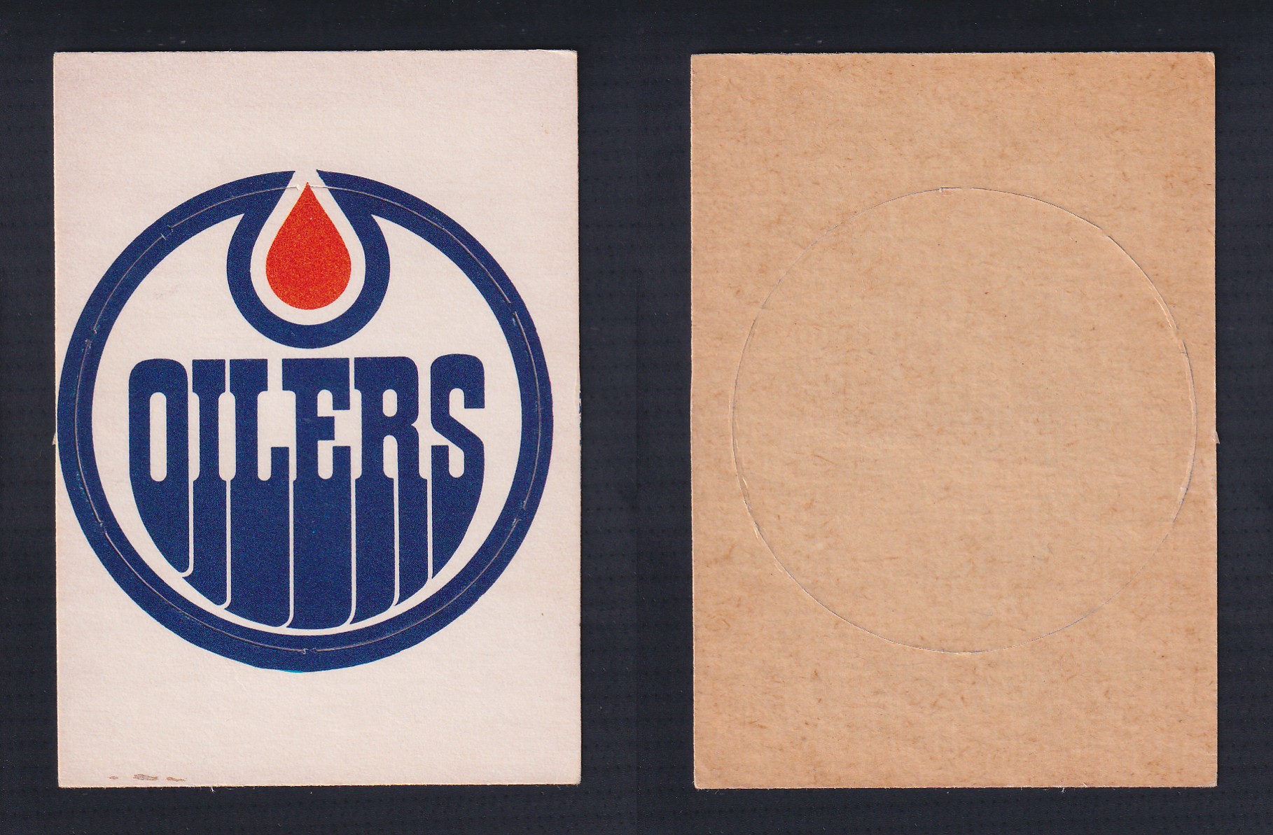 1972-73 O-PEE-CHEE TEAM EMBLEM EDMONTON OILERS photo 1972-73 O-PEE-CHEE TEAM EMBLEM EDMONTON OILERS photo