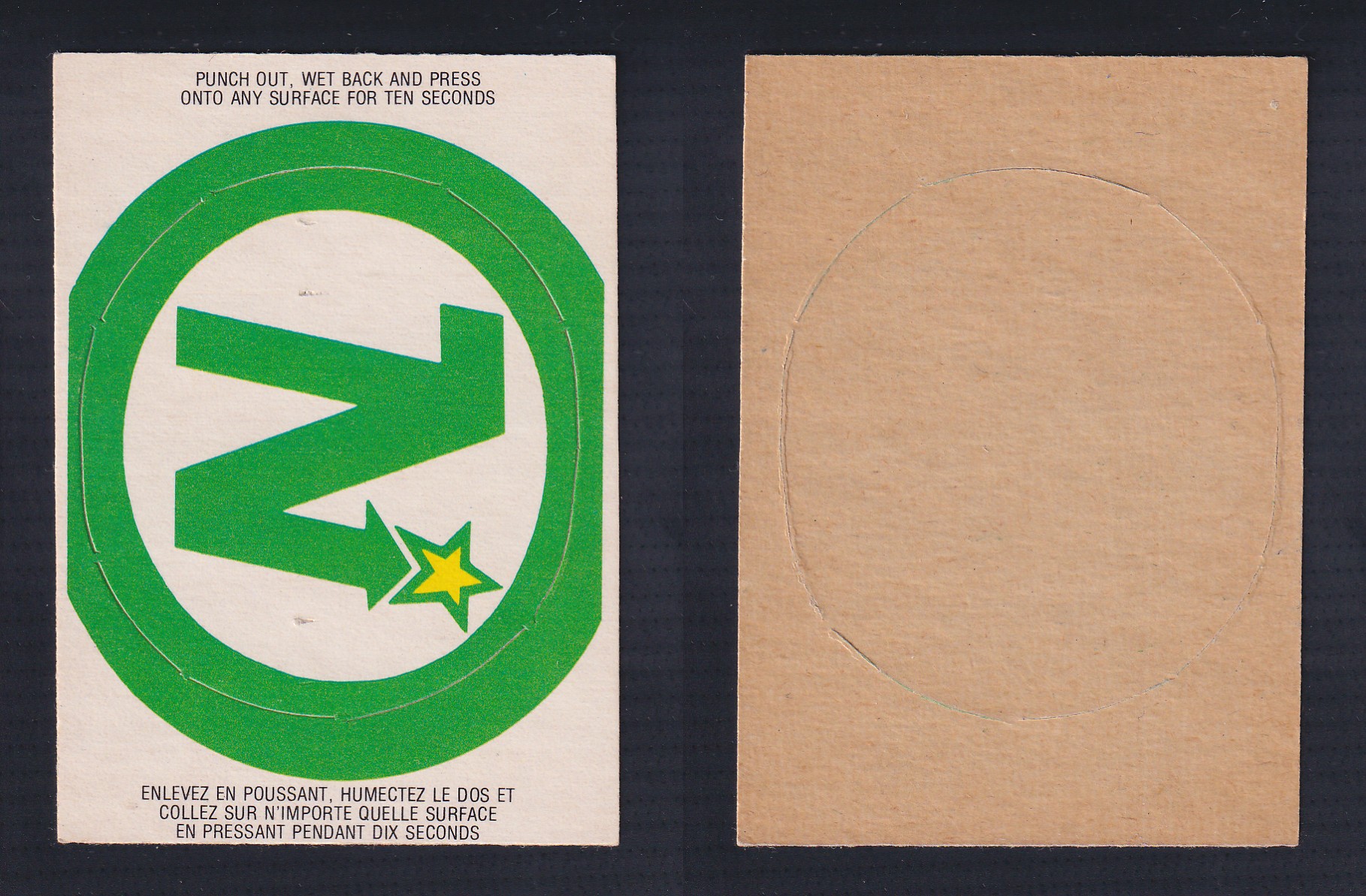 1973-74 O-PEE-CHEE TEAM LOGO MINNESOTA NORTH STARS photo