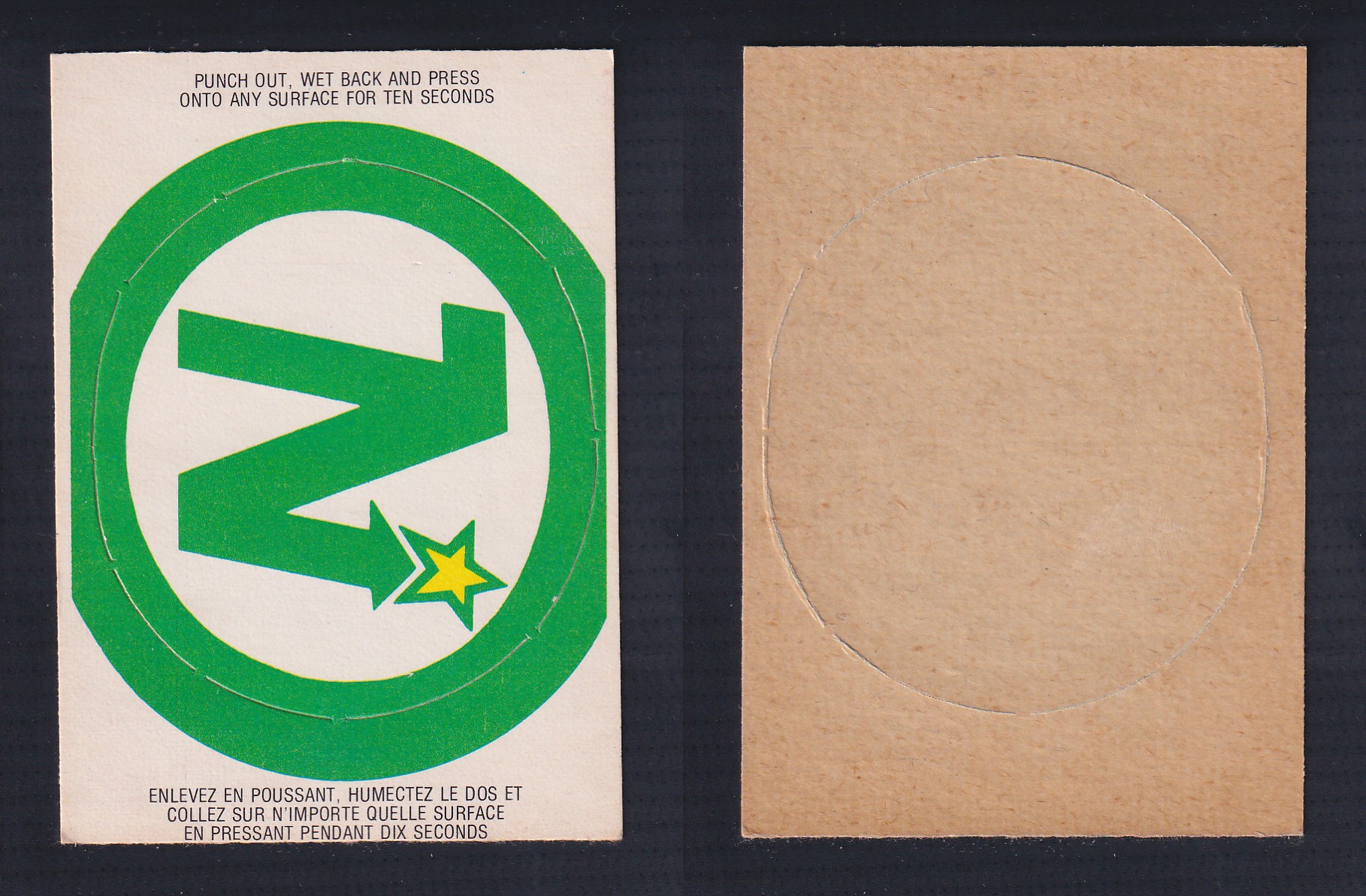 1973-74 O-PEE-CHEE TEAM LOGO MINNESOTA NORTH STARS photo