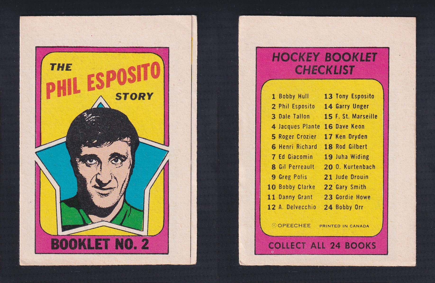 1971-72 O-PEE-CHEE STORY BOOKLET ENGLISH #2 P.ESPOSITO photo 1971-72 O-PEE-CHEE STORY BOOKLET ENGLISH #2 P.ESPOSITO photo
