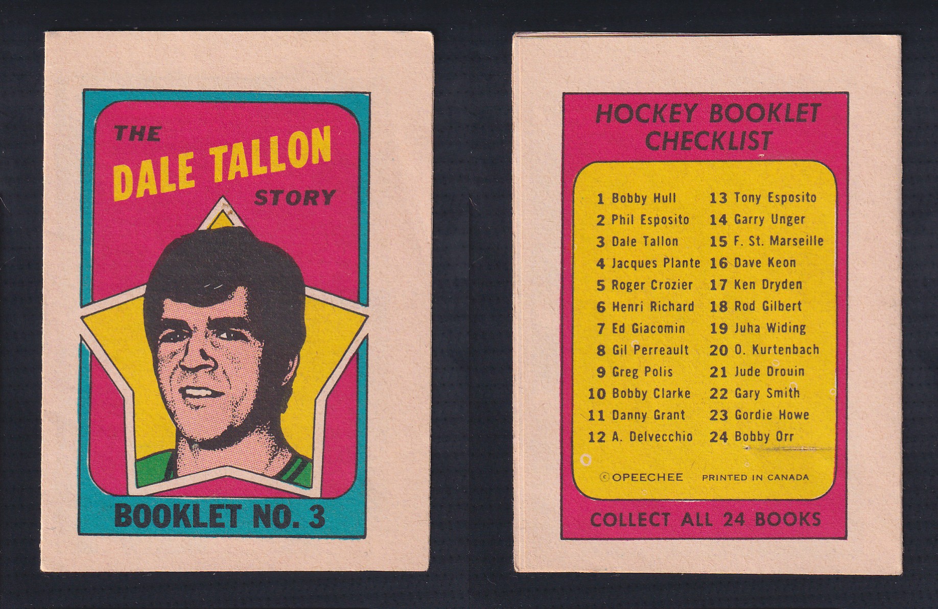 1971-72 O-PEE-CHEE STORY BOOKLET ENGLISH #3 D.TALLON photo 1971-72 O-PEE-CHEE STORY BOOKLET ENGLISH #3 D.TALLON photo