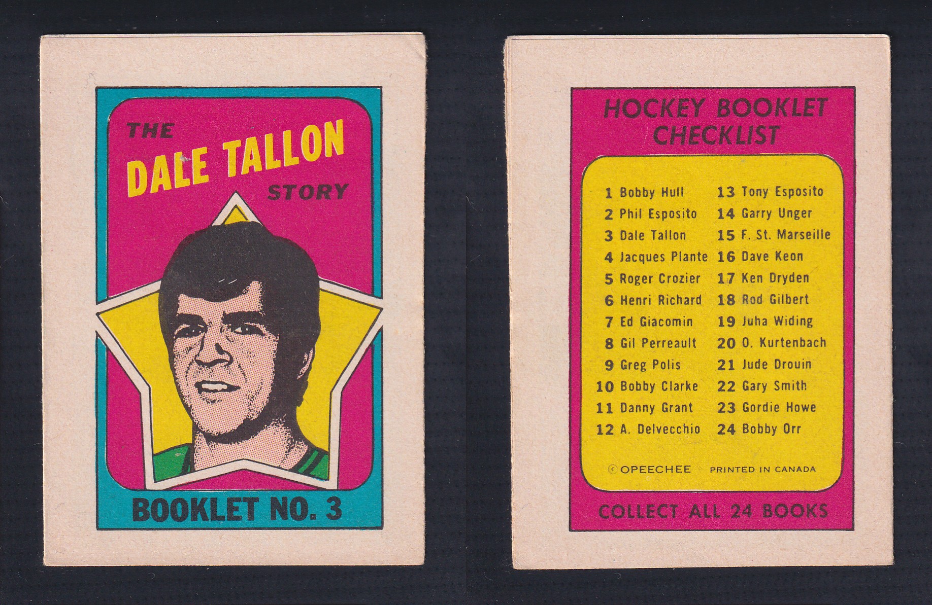 1971-72 O-PEE-CHEE STORY BOOKLET ENGLISH #3 D.TALLON photo 1971-72 O-PEE-CHEE STORY BOOKLET ENGLISH #3 D.TALLON photo