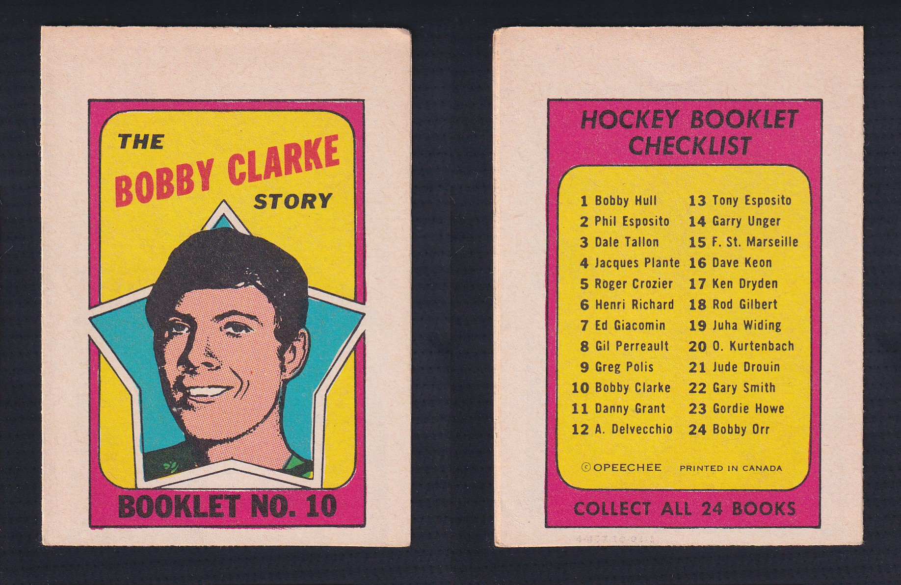 1971-72 O-PEE-CHEE STORY BOOKLET ENGLISH #10 B.CLARKE photo 1971-72 O-PEE-CHEE STORY BOOKLET ENGLISH #10 B.CLARKE photo