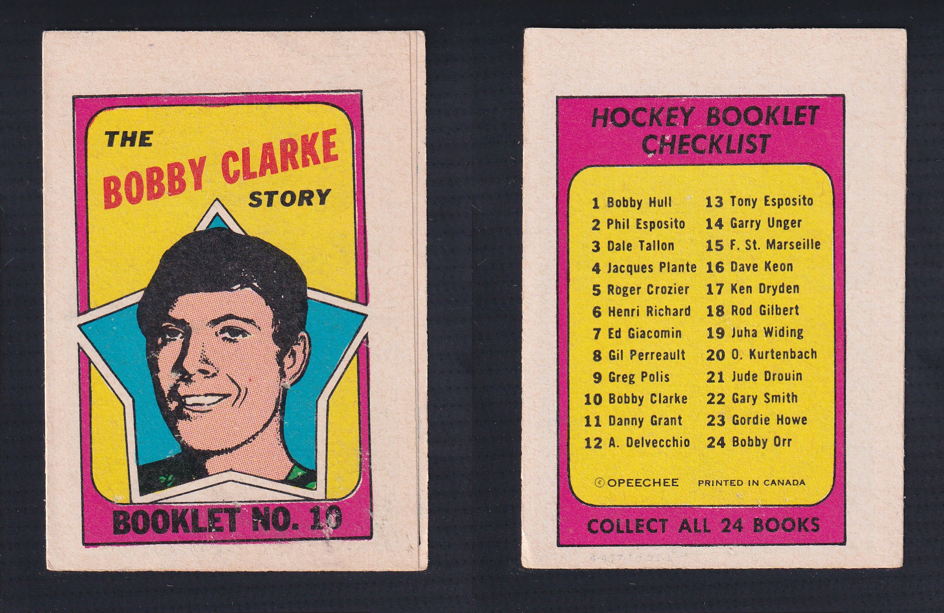 1971-72 O-PEE-CHEE STORY BOOKLET ENGLISH #10 B.CLARKE photo 1971-72 O-PEE-CHEE STORY BOOKLET ENGLISH #10 B.CLARKE photo