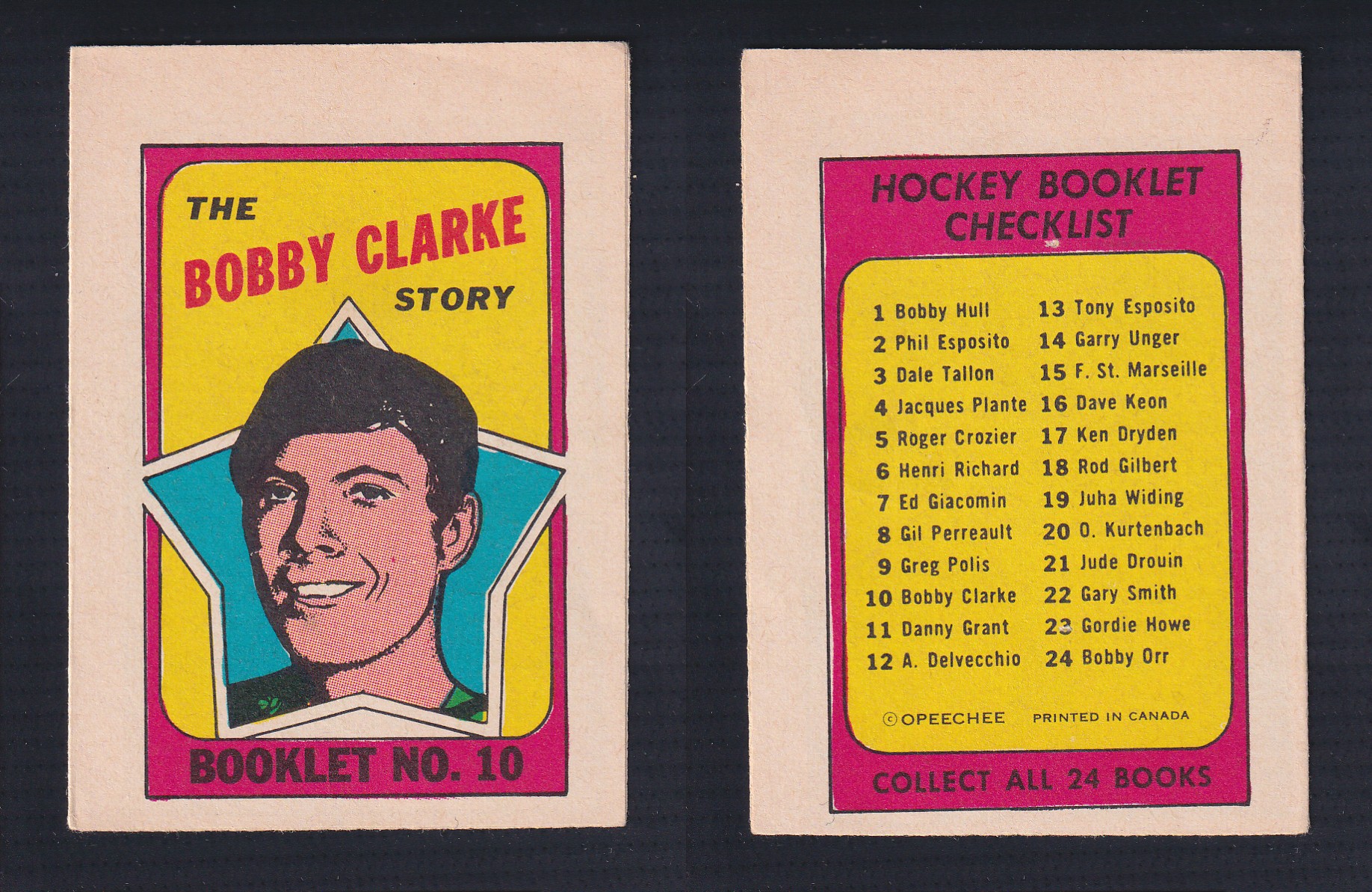 1971-72 O-PEE-CHEE STORY BOOKLET ENGLISH #10 B.CLARKE photo 1971-72 O-PEE-CHEE STORY BOOKLET ENGLISH #10 B.CLARKE photo