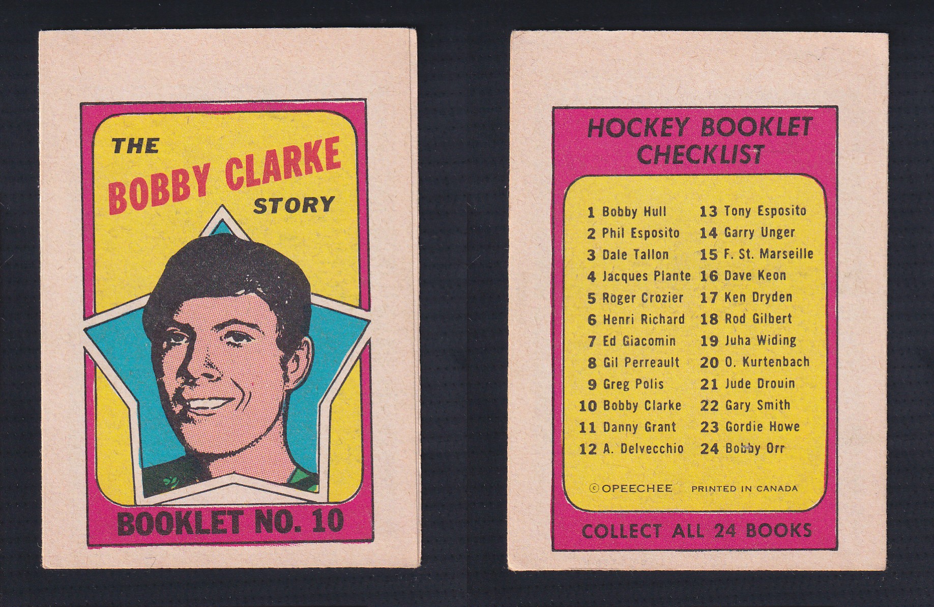 1971-72 O-PEE-CHEE STORY BOOKLET ENGLISH #10 B.CLARKE photo 1971-72 O-PEE-CHEE STORY BOOKLET ENGLISH #10 B.CLARKE photo