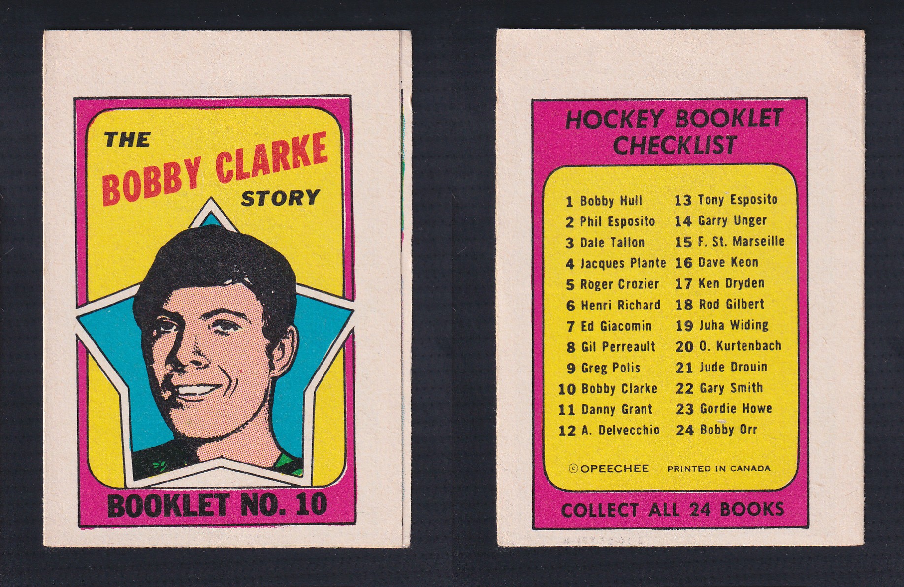 1971-72 O-PEE-CHEE STORY BOOKLET ENGLISH #10 B.CLARKE photo 1971-72 O-PEE-CHEE STORY BOOKLET ENGLISH #10 B.CLARKE photo