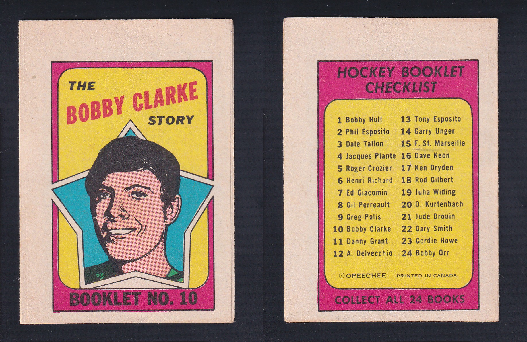 1971-72 O-PEE-CHEE STORY BOOKLET ENGLISH #10 B.CLARKE photo 1971-72 O-PEE-CHEE STORY BOOKLET ENGLISH #10 B.CLARKE photo