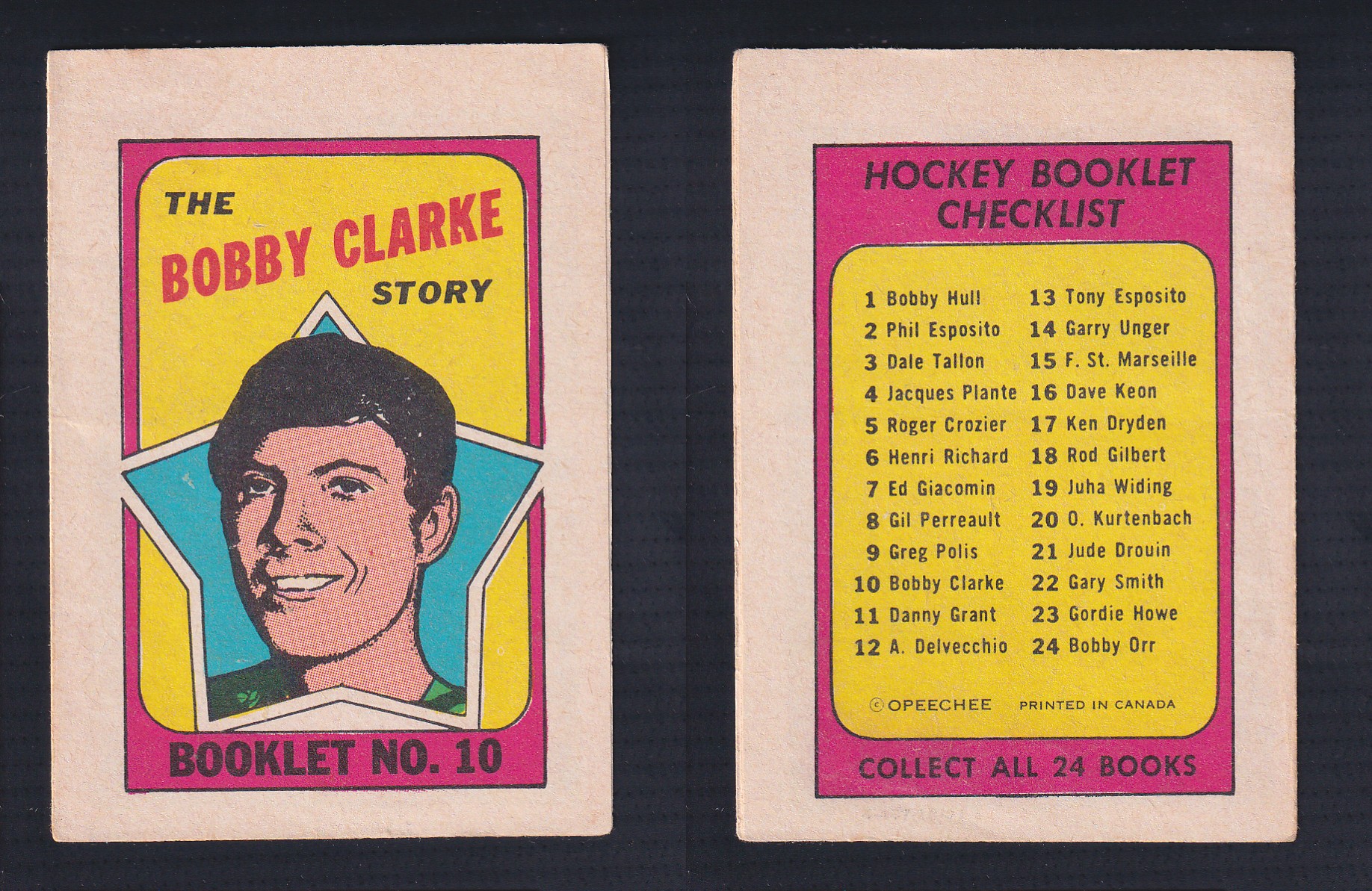 1971-72 O-PEE-CHEE STORY BOOKLET ENGLISH #10 B.CLARKE photo 1971-72 O-PEE-CHEE STORY BOOKLET ENGLISH #10 B.CLARKE photo